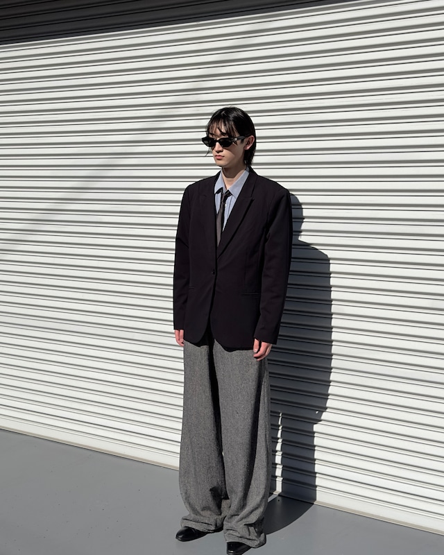 peak lapel 1b single tailored jacket