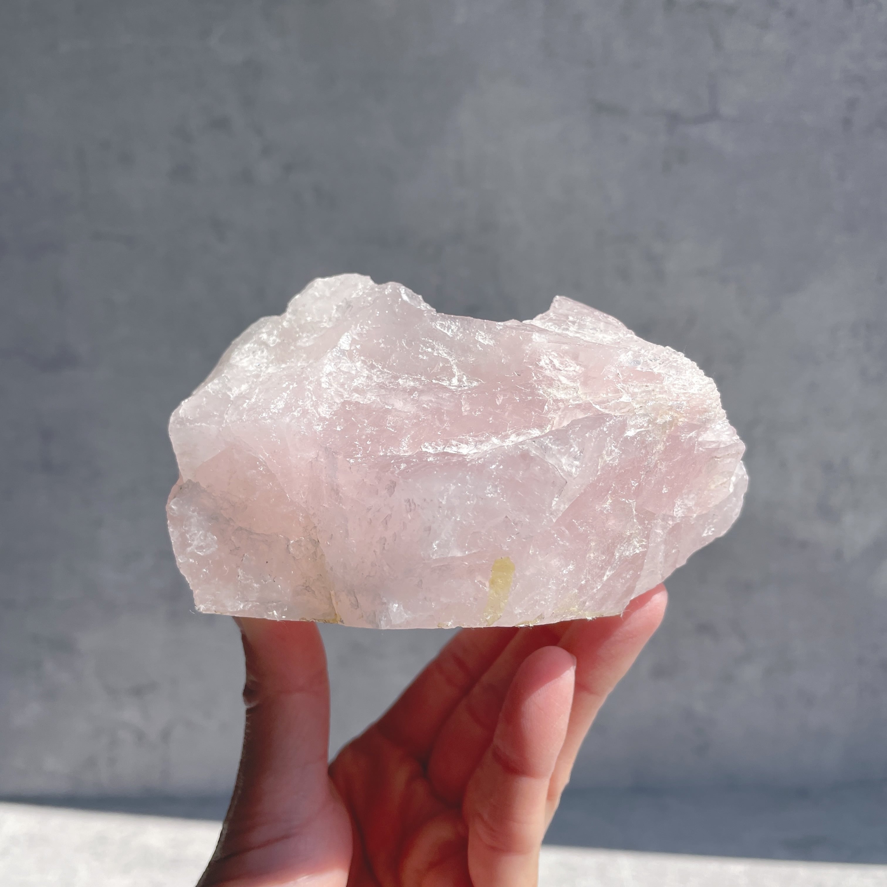 ローズクォーツキャンドルホルダー17◇Rose Quartz candle holder