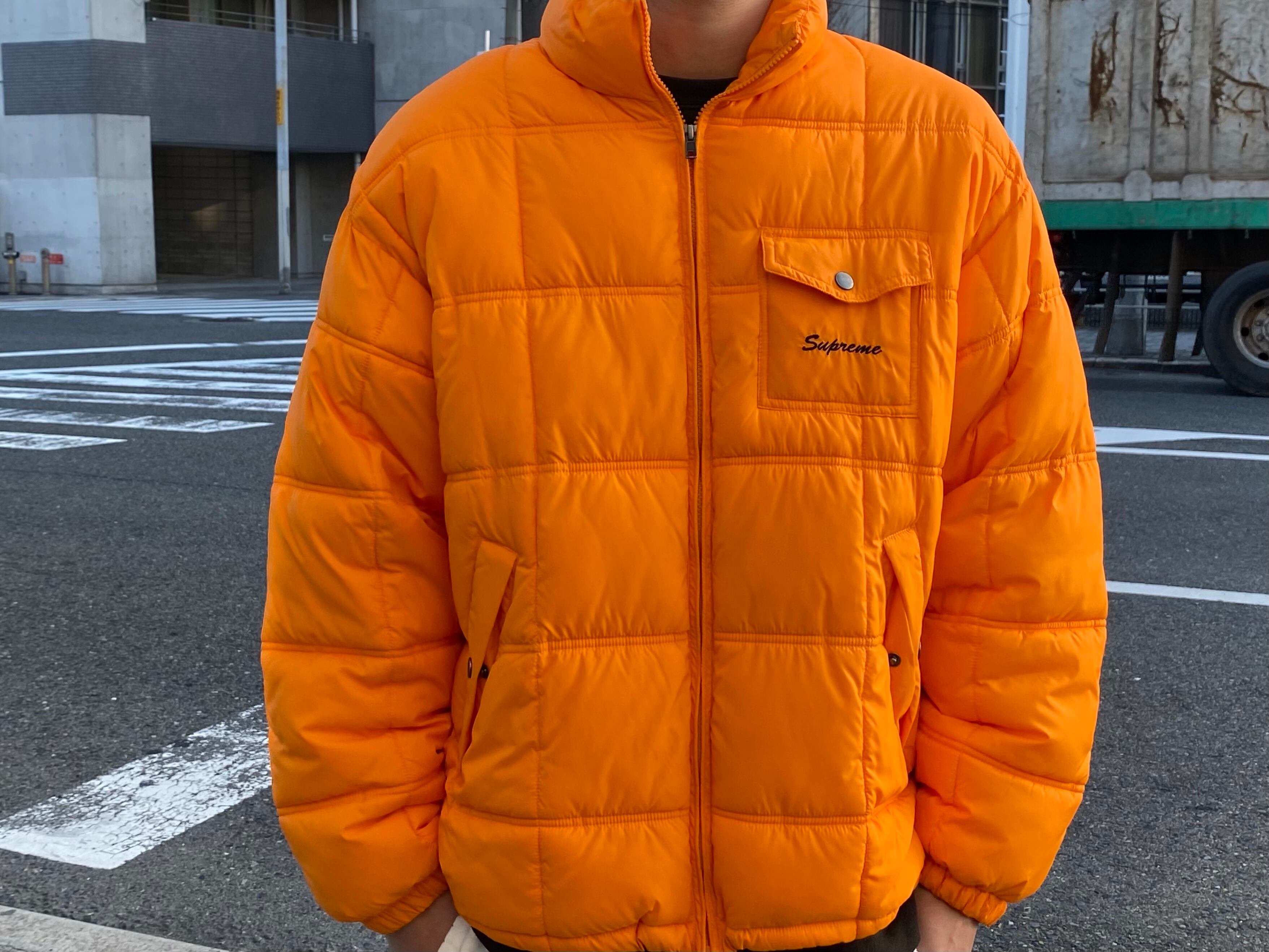 Supreme IGGY POP PUFFY JACKET ORANGE LARGE 12023 | BRAND BUYERS OSAKA