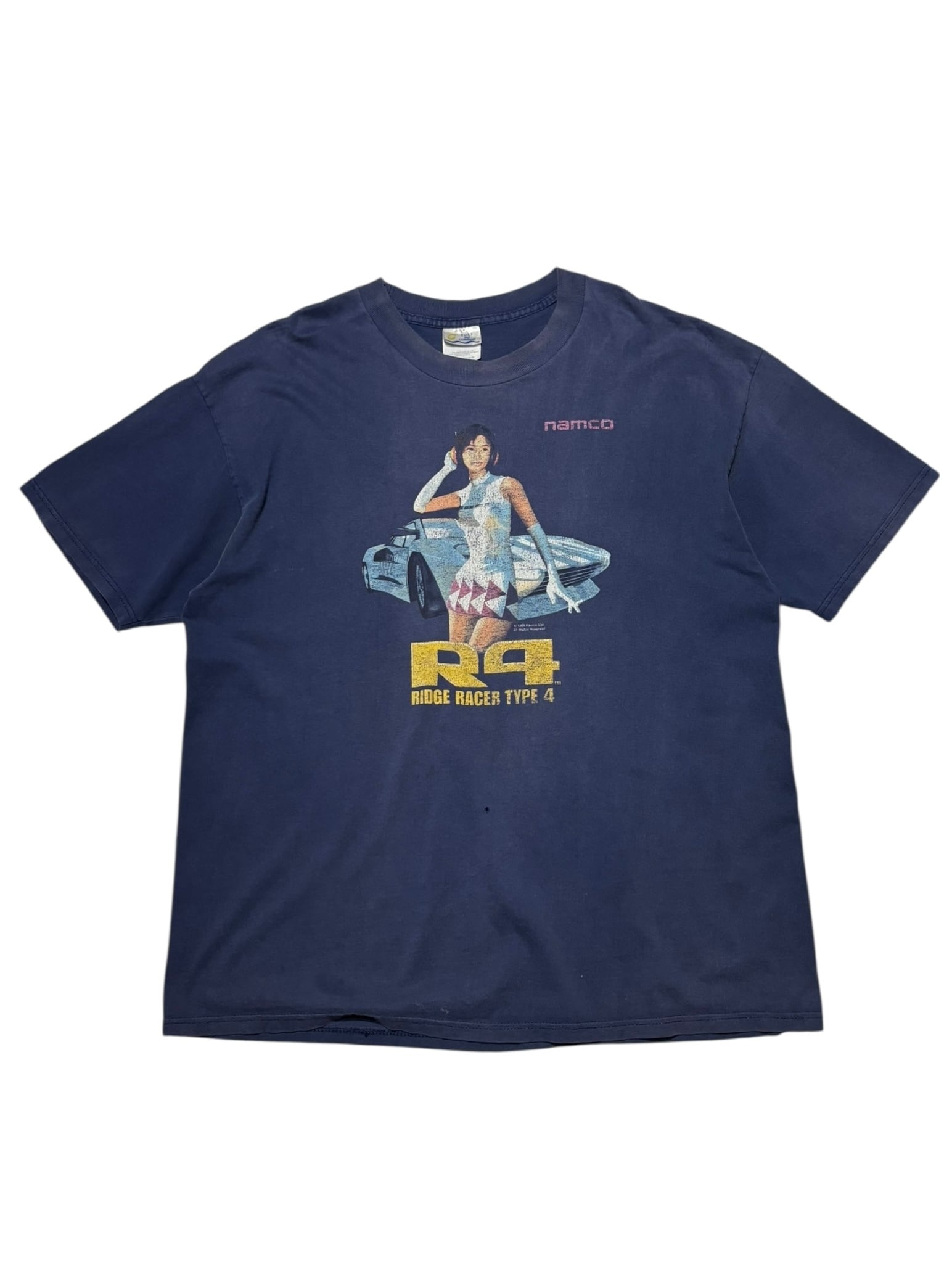 NAMCO Ridge Racer Type 4 “R4” ビデオゲームTシャツ | フミマ