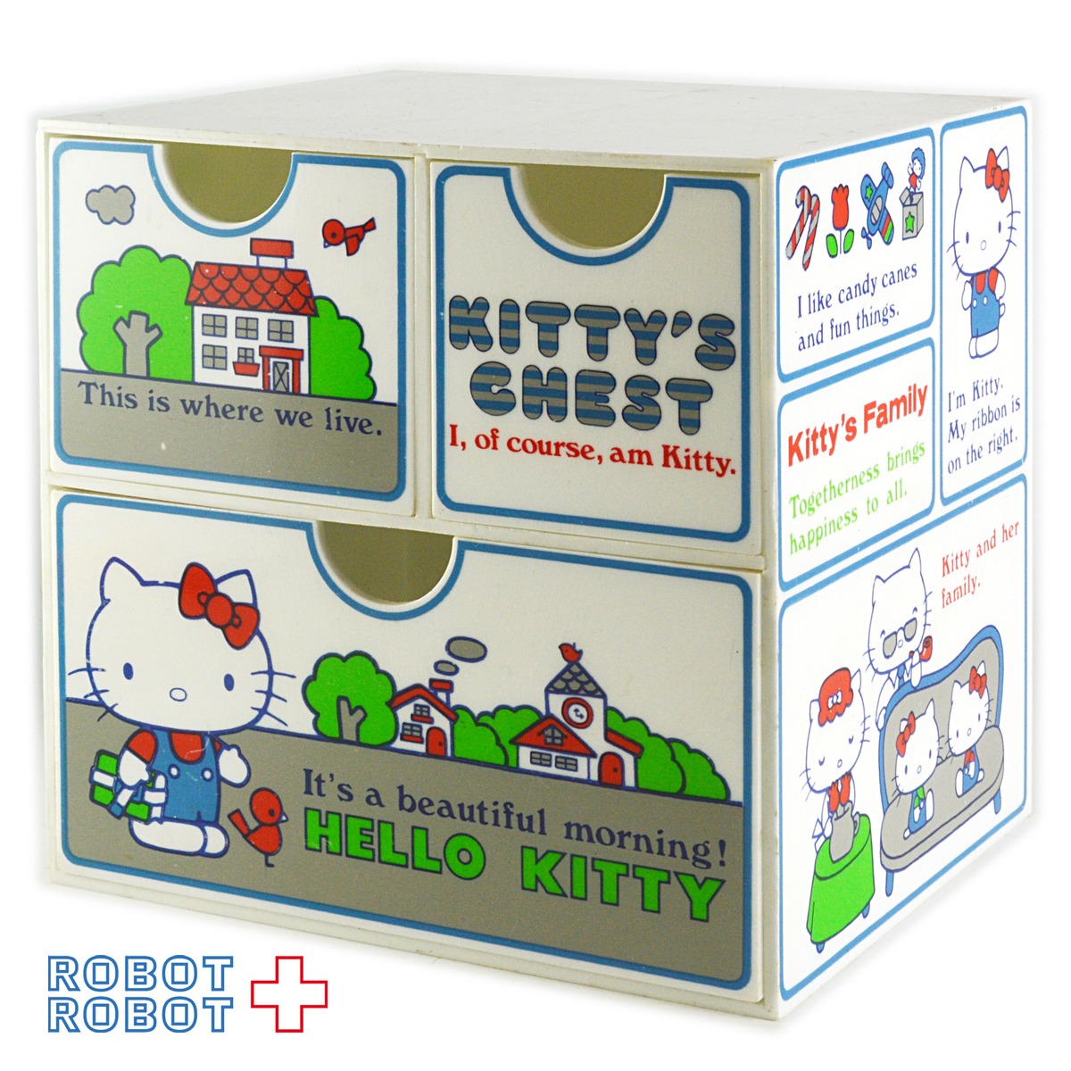 激レア平成レトロ】Hello Kitty 引き出し付き収納ボックス 1976年 