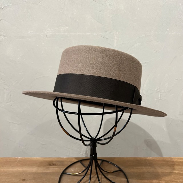 BRUH WOOL BOATER HAT