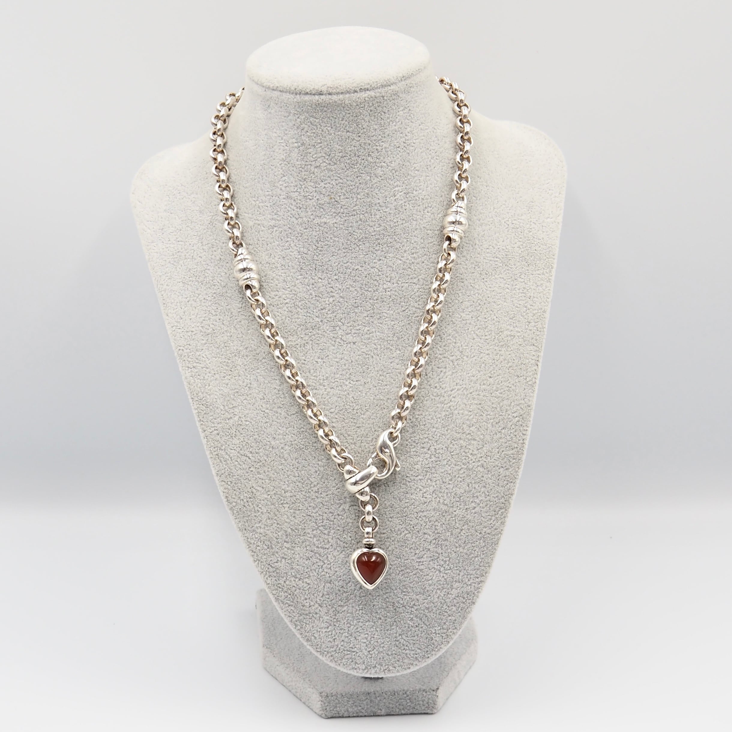 Tiffany&Co. ネックレス オニキス カーネリアン シルバー925