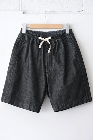 FUJITO Line Easy Shorts Black,Indigo Blue