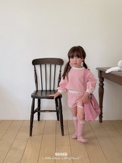 韓国子供服 / BANANA J / 26Autumn / ニットボーダーパンツ / 秋服 / キッズ *XS~JS*