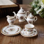 Coalport Ming Rose｜コールポート ミングローズ ミニチュア ティーセット 6点 元箱付 thumbnail 9