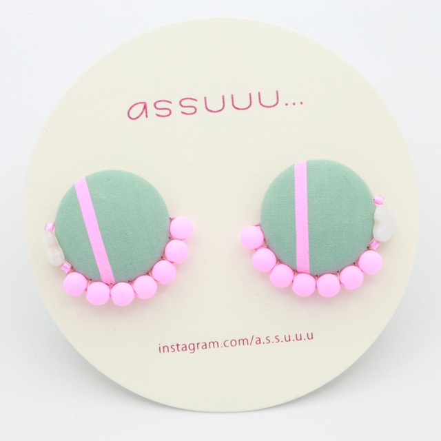assuuu.../85/アッスー/D babyピアス/ミントハート