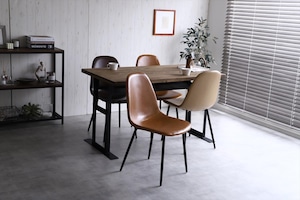 【単品】Jolly 一人掛けダイニングチェア(PVCレザー)