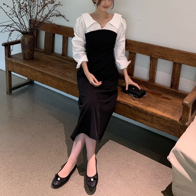 ノワール エ ブラン ワンピース W16