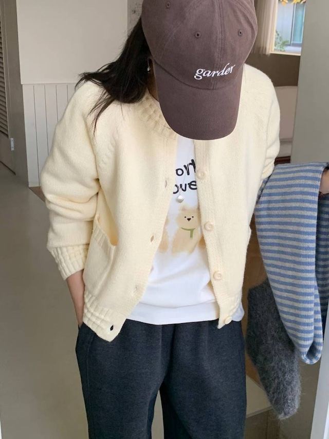 (予約) AREING / Tree cardigan 3color