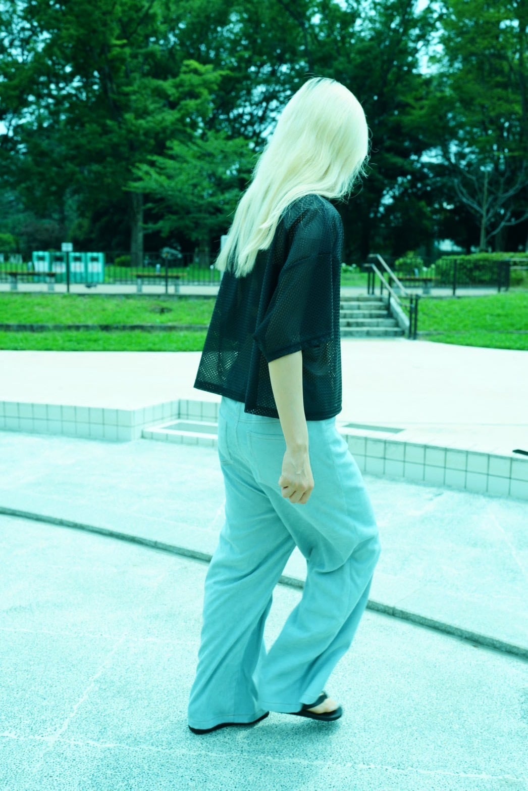 MOON TREE PLANET [MESH SHORT PULLOVER]