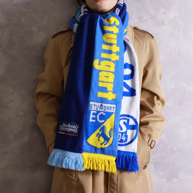 Remake 4panels soccer muffler : light blue