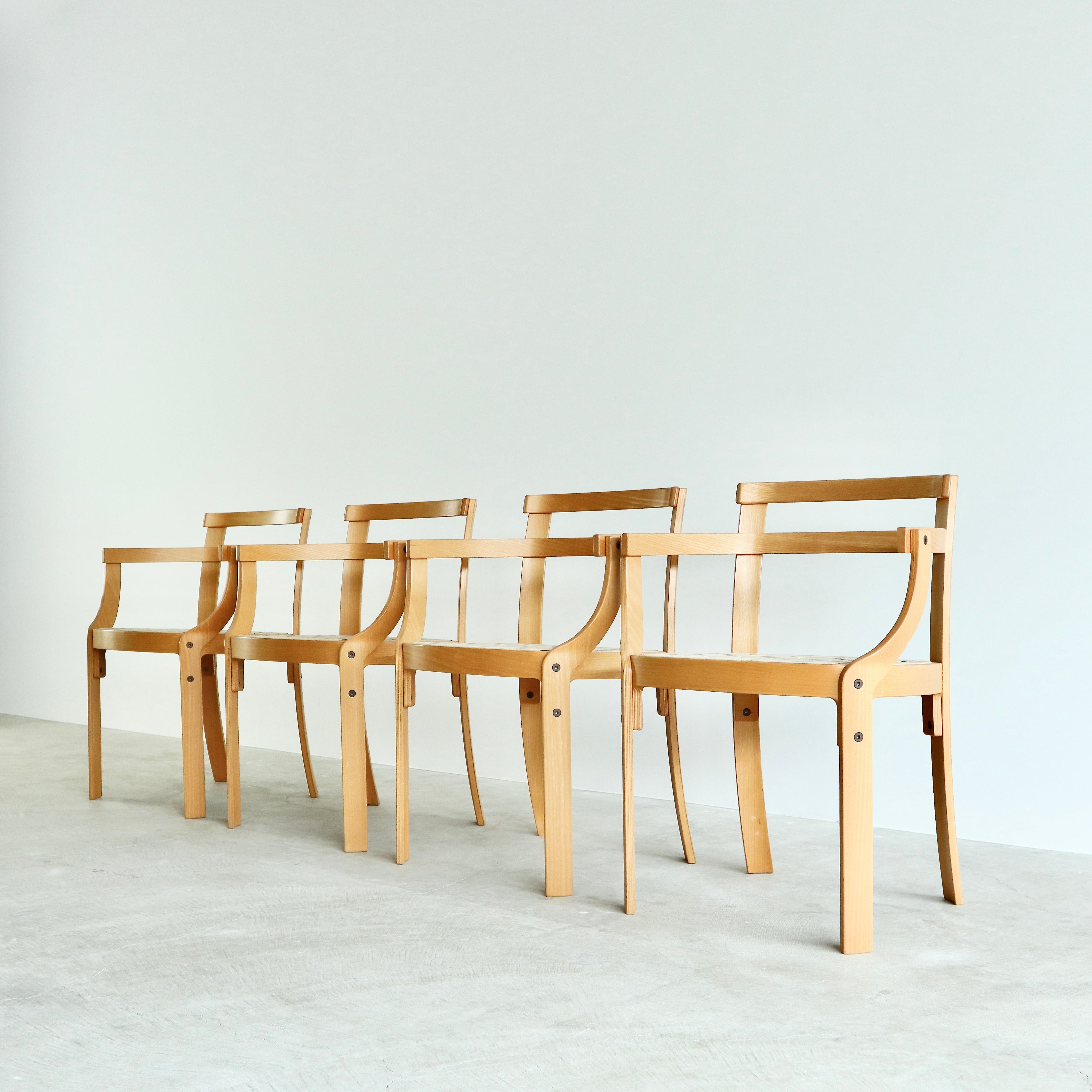 テーブルセット イス4脚 パントンチェア アンティーク レトロ 家具