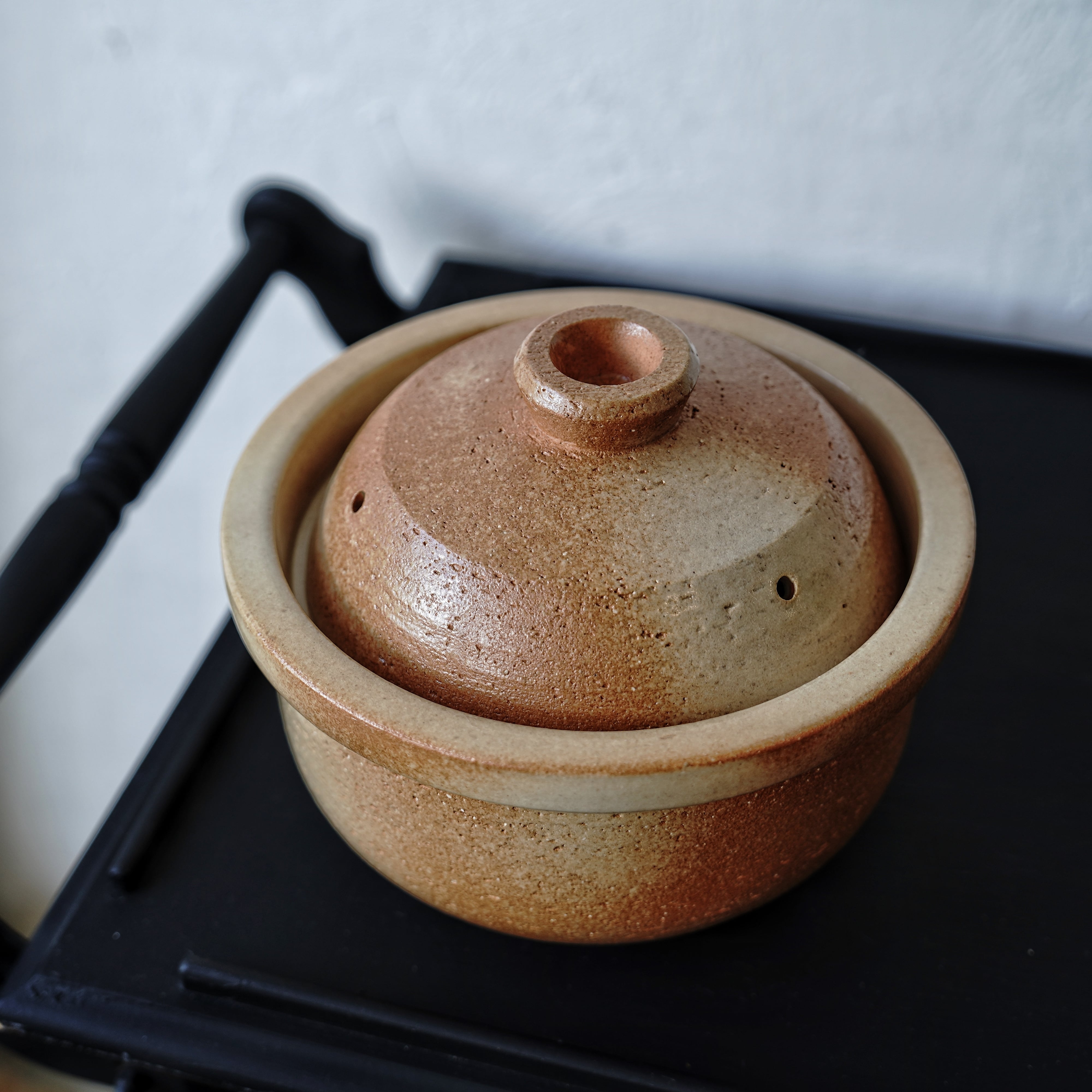 land　土鍋　米炊き釜　3〜4合用　飴色 Homeland】信楽焼 米炊き釜 (3~4合) / 飴色 - SHOP ASPLUND