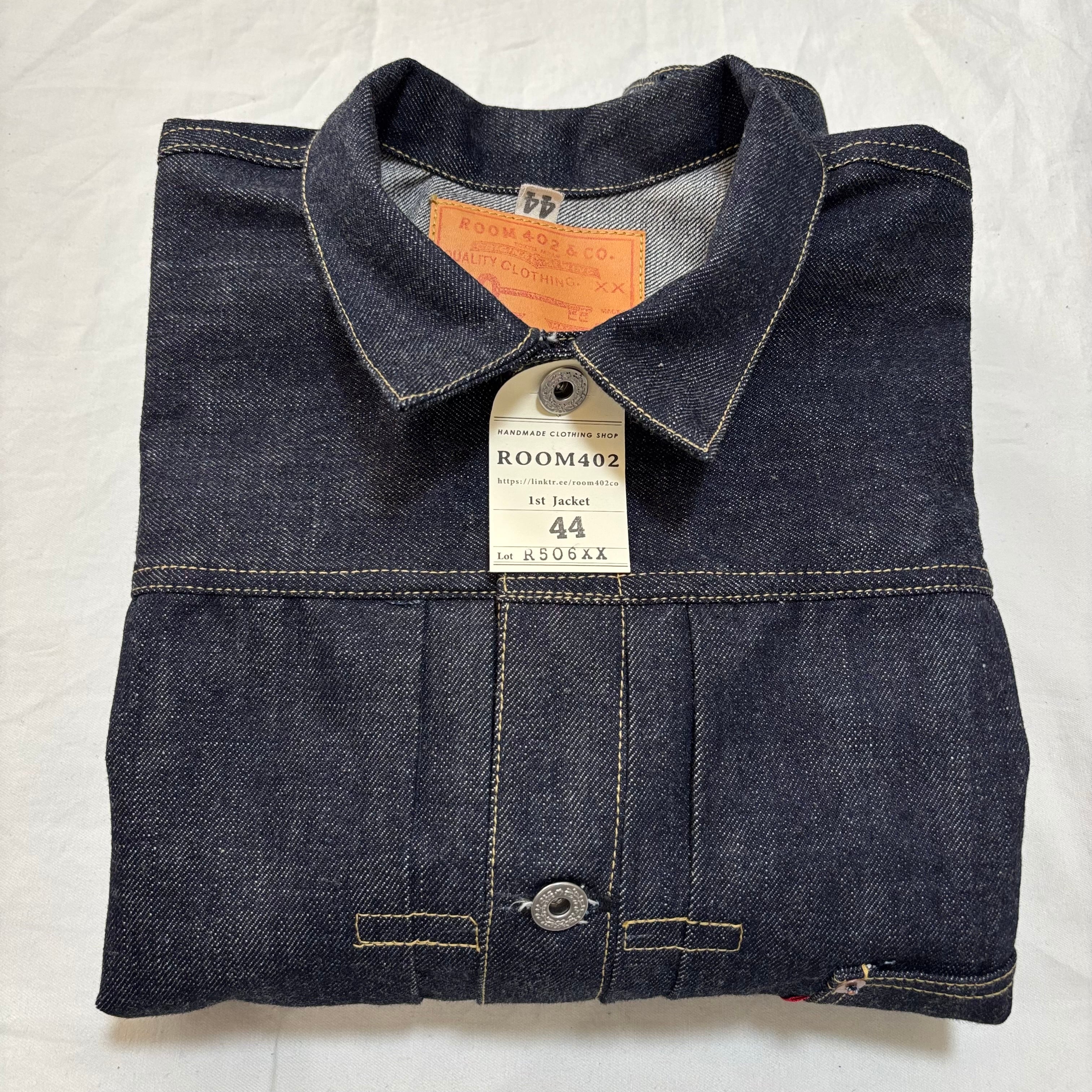 ハンドメイド 大戦モデル 44L 1st デニム Tバック R506XX WWⅡ | ROOM402 ハンドメイド 大戦モデル 44L 1st デニム Tバック R506XX WWⅡ | ROOM402