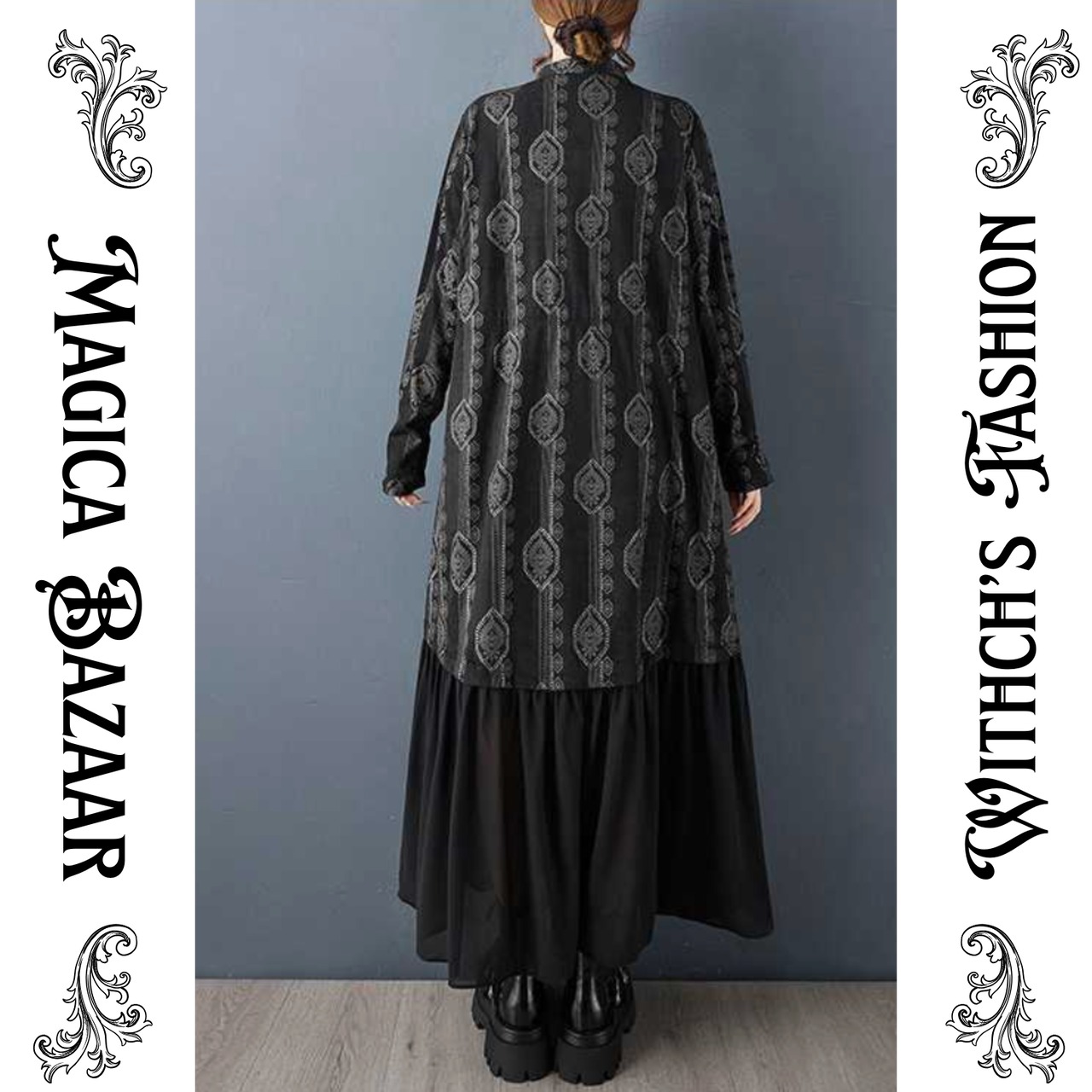 ハーベストシャドウ シルエットドレス  M26136