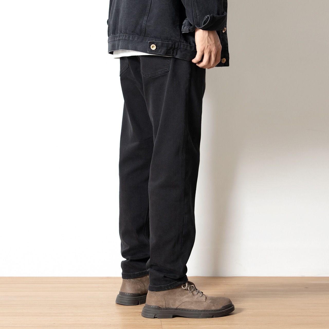 シンプルスタイリッシュ スリムテーパードパンツ af0016