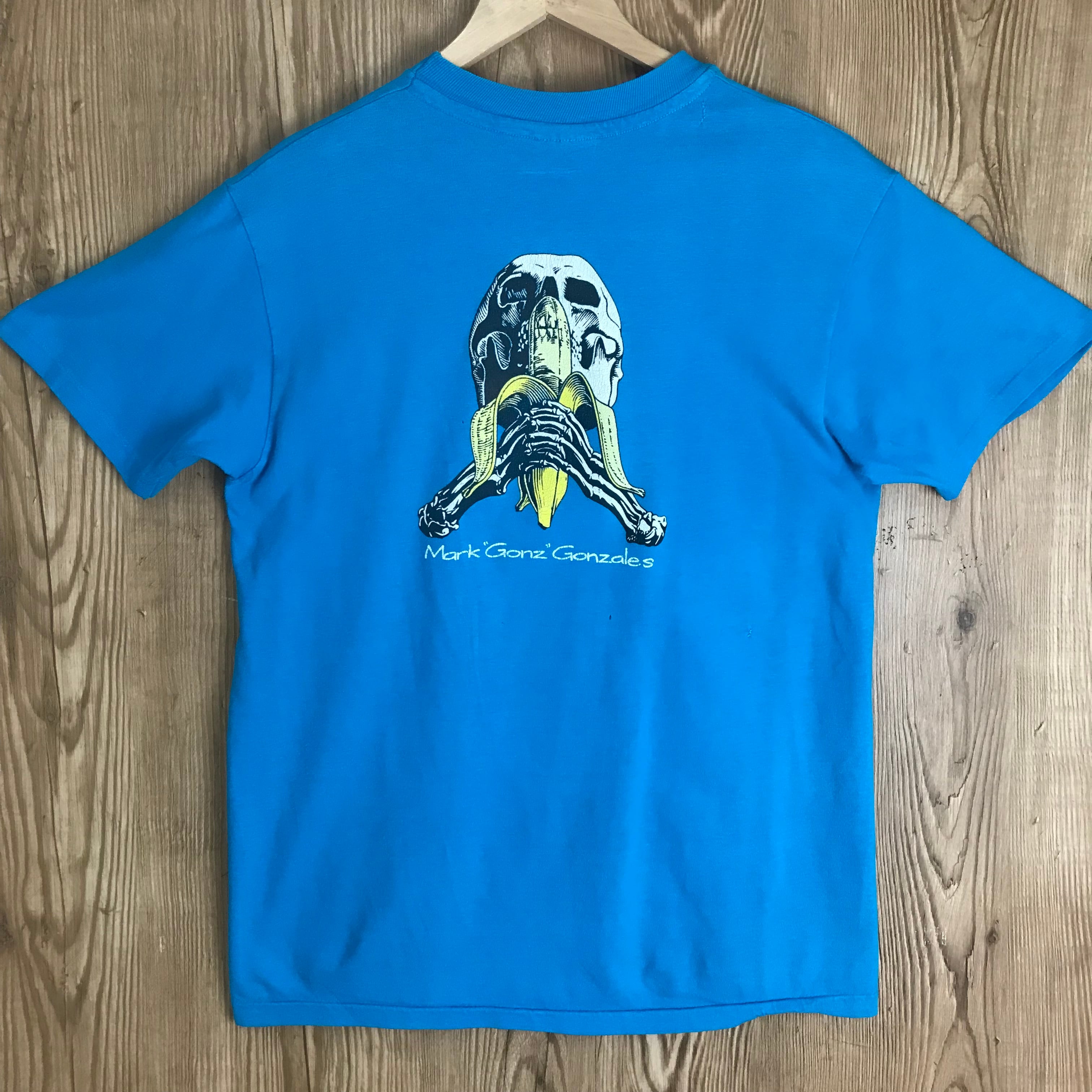 USA製 80s VINTAGE BLIND 『MARK GONZALES』SKULL & BANANA 両面 USA製 80s VINTAGE BLIND 『MARK GONZALES』SKULL & BANANA 両面