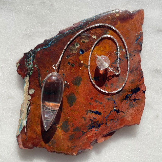 【超美石】ガネッシュヒマール産　水晶　ペンデュラム  No.3