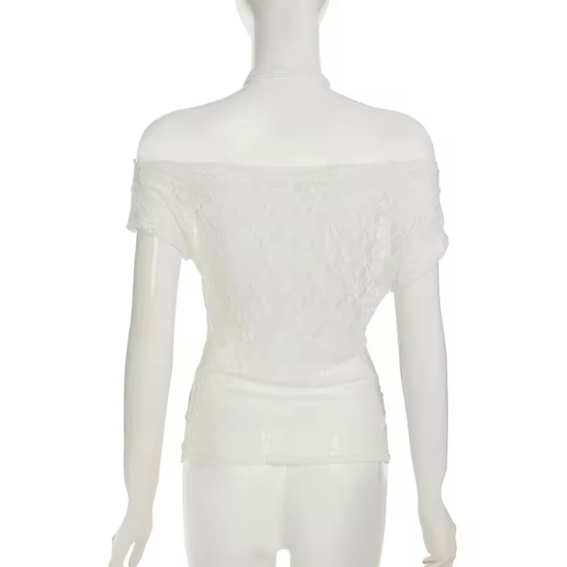 romantic lace choker tops