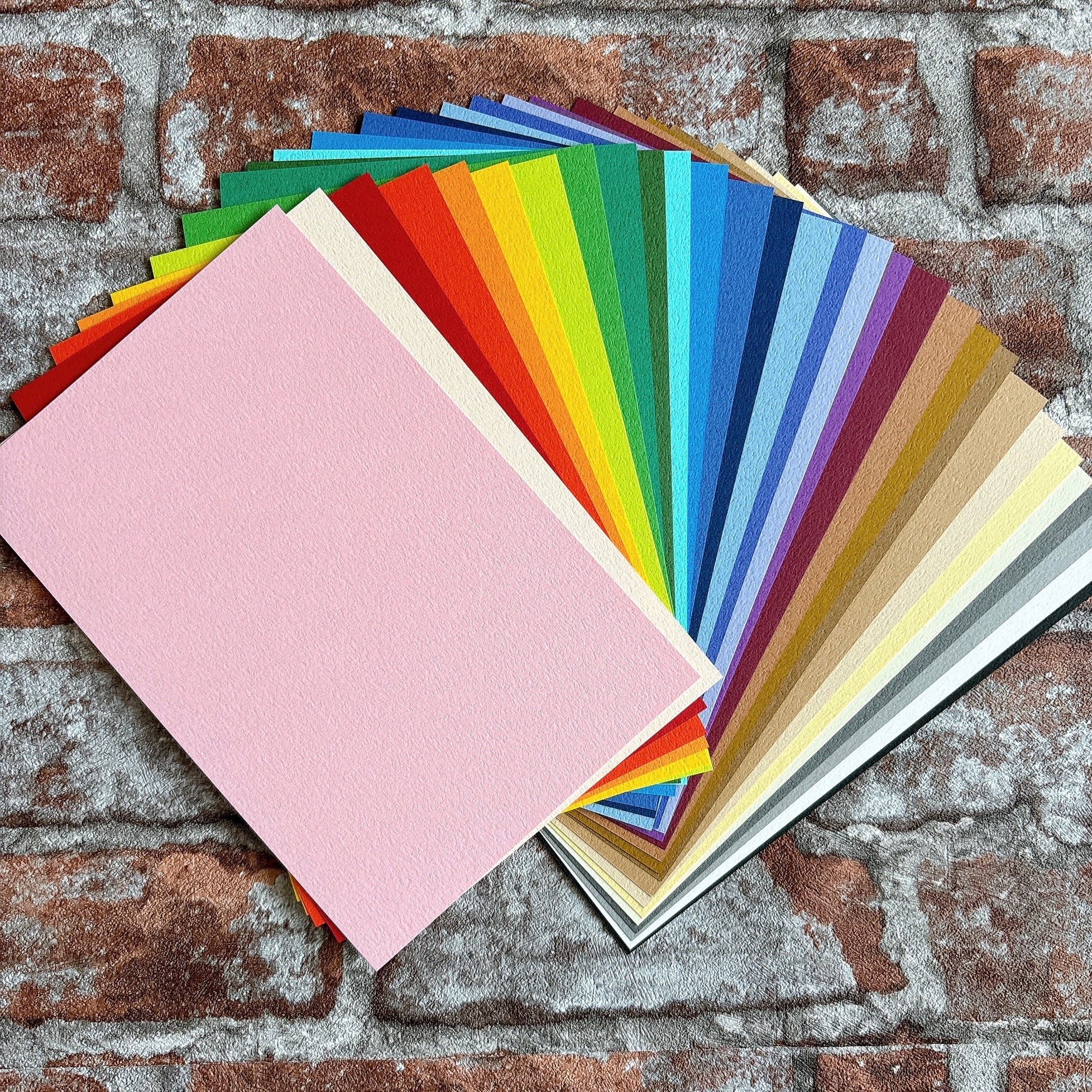 【単色10枚】ピンク〜紫 penpen paper タント紙 11×16.5|厚口130kg・Cricut対応