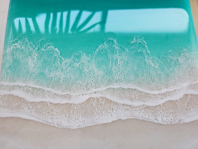 113.オーシャンレジンアート 3wave