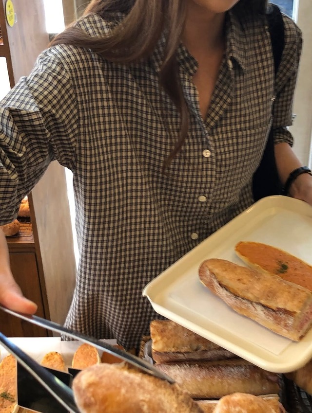 (verveine)  paddington check shirt  / 2color