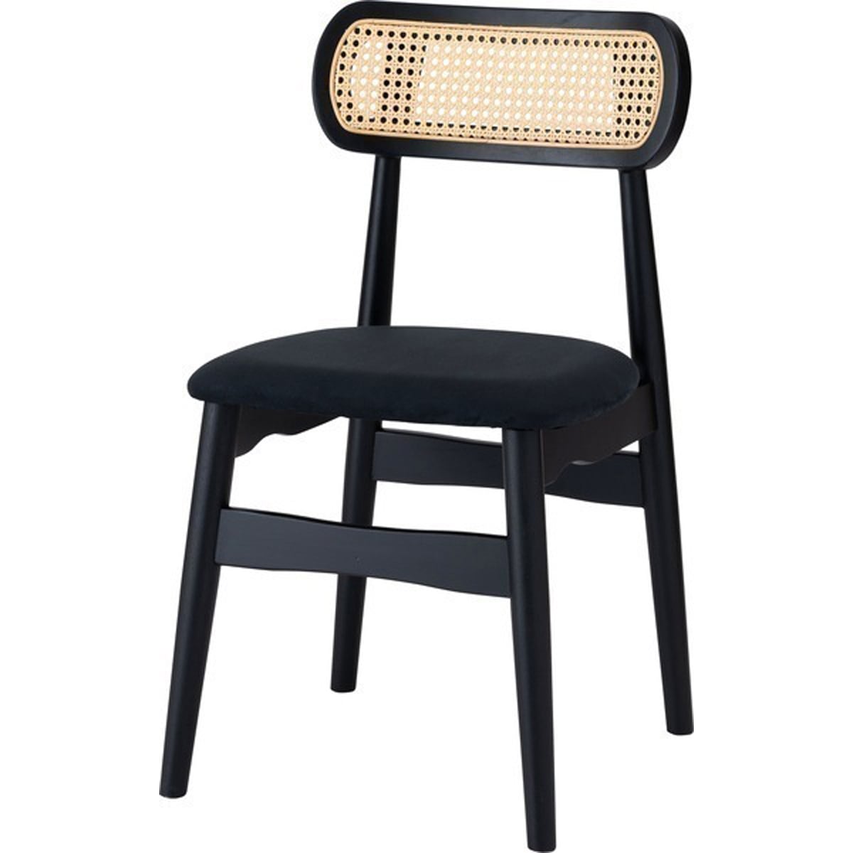 チェア 天然木 ラバーウッド ウレタン塗装 ポリエステル ポリプロピレン