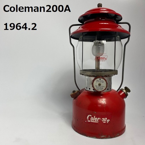 [vintage]Coleman200A 1964.2/赤リプレイスグローブ[133]