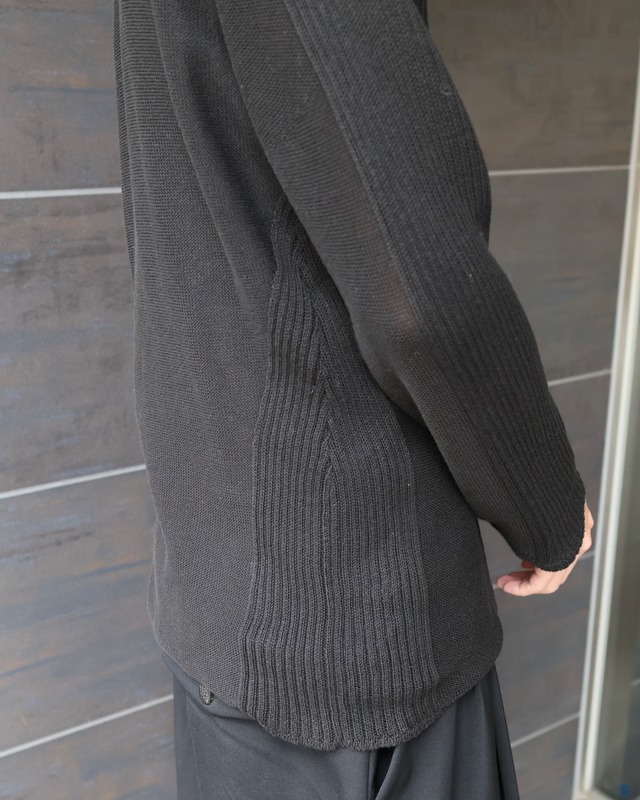 【SONIA RYKIEL】rhinestones crew-neck cardigan