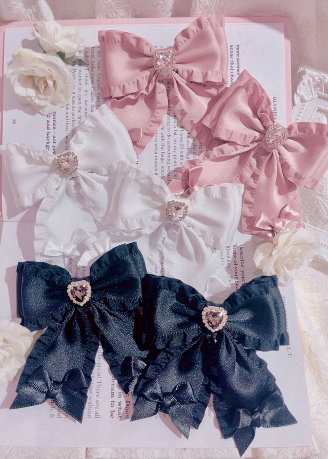 Triple Ribbon Hair Set Accessory