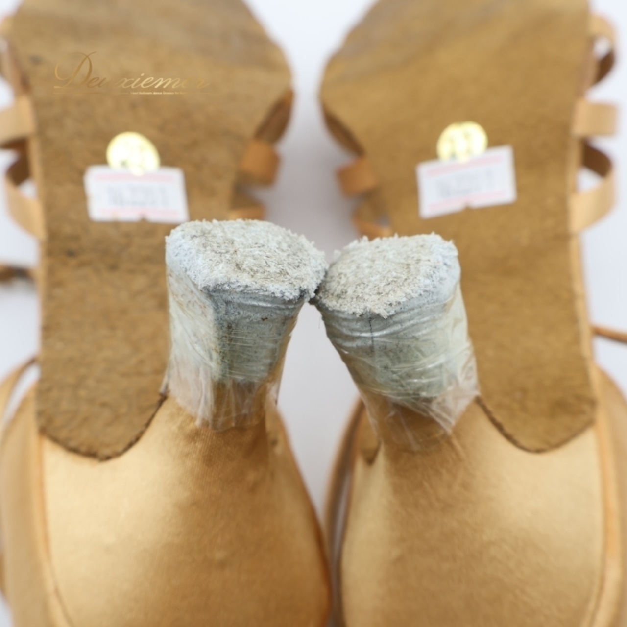 社交ダンス 衣装 ラテン シューズ 23cm ゴールドベージュ系 MARCHEN 靴 くつ ヒール 練習 レッスン レディース 明るい 光沢 高級感 ストラップ 上品 ダンスシューズ ダンス衣装 イベント ステージ