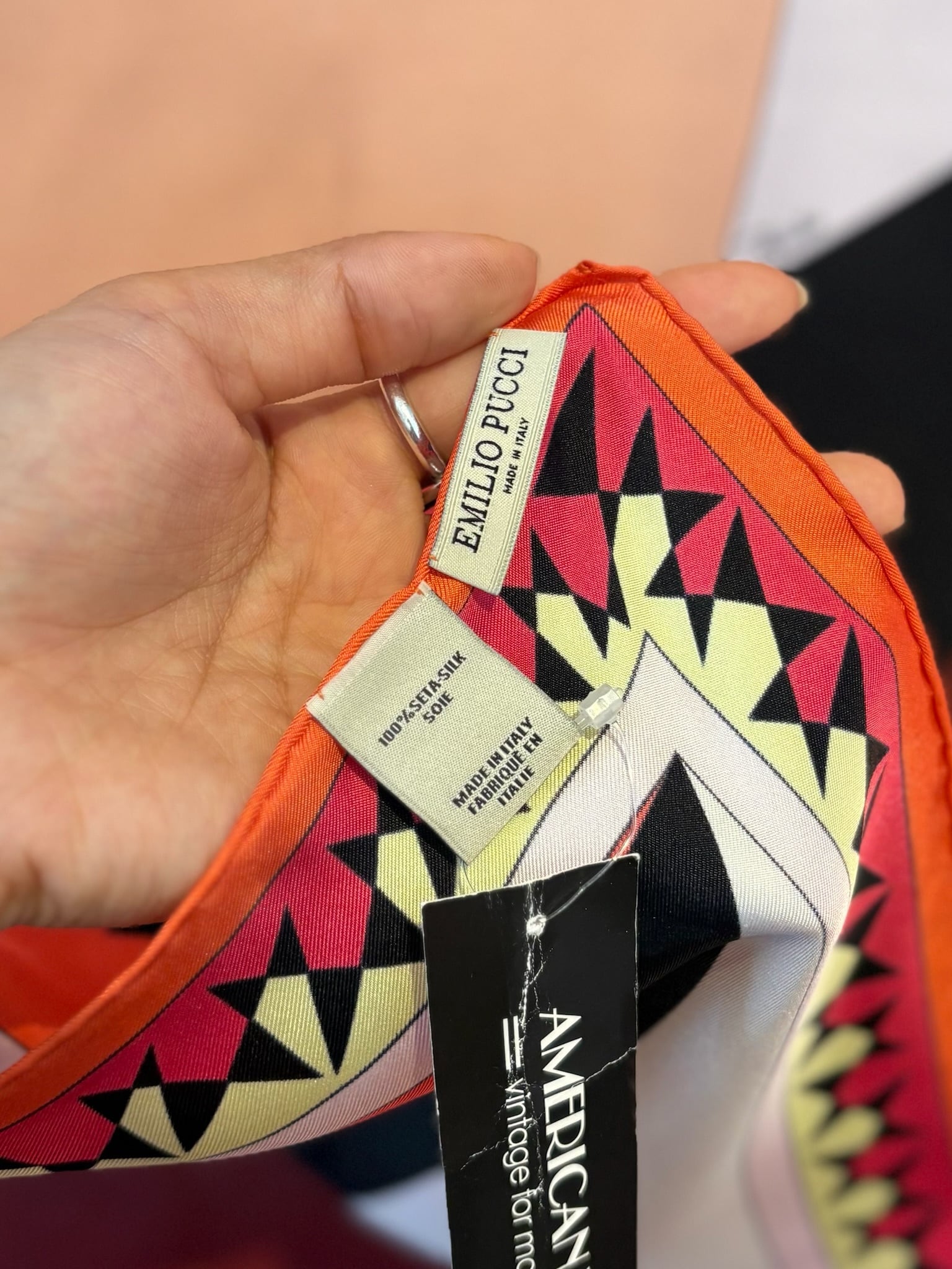 90‐00s EMILIO PUCCI シルクスカーフ | American Wave, Vintage Shop