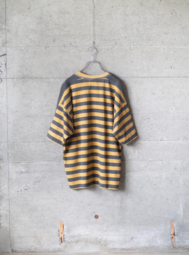 "BUGLE BOY" 1990s Panel border t-shirt