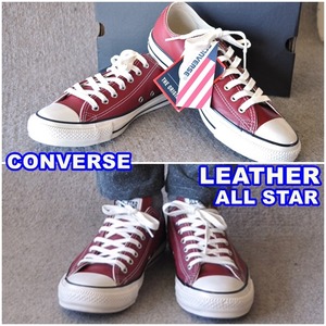 CONVERSE 　コンバース　オールスター　ALLSTAR　レザースニーカー　CONVERSE LEATHER ALL STAR US OX 　 1SC737