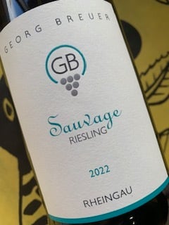 ソヴァージュ リースリング　2022　ゲオルグ・ブロイヤー　白ワイン