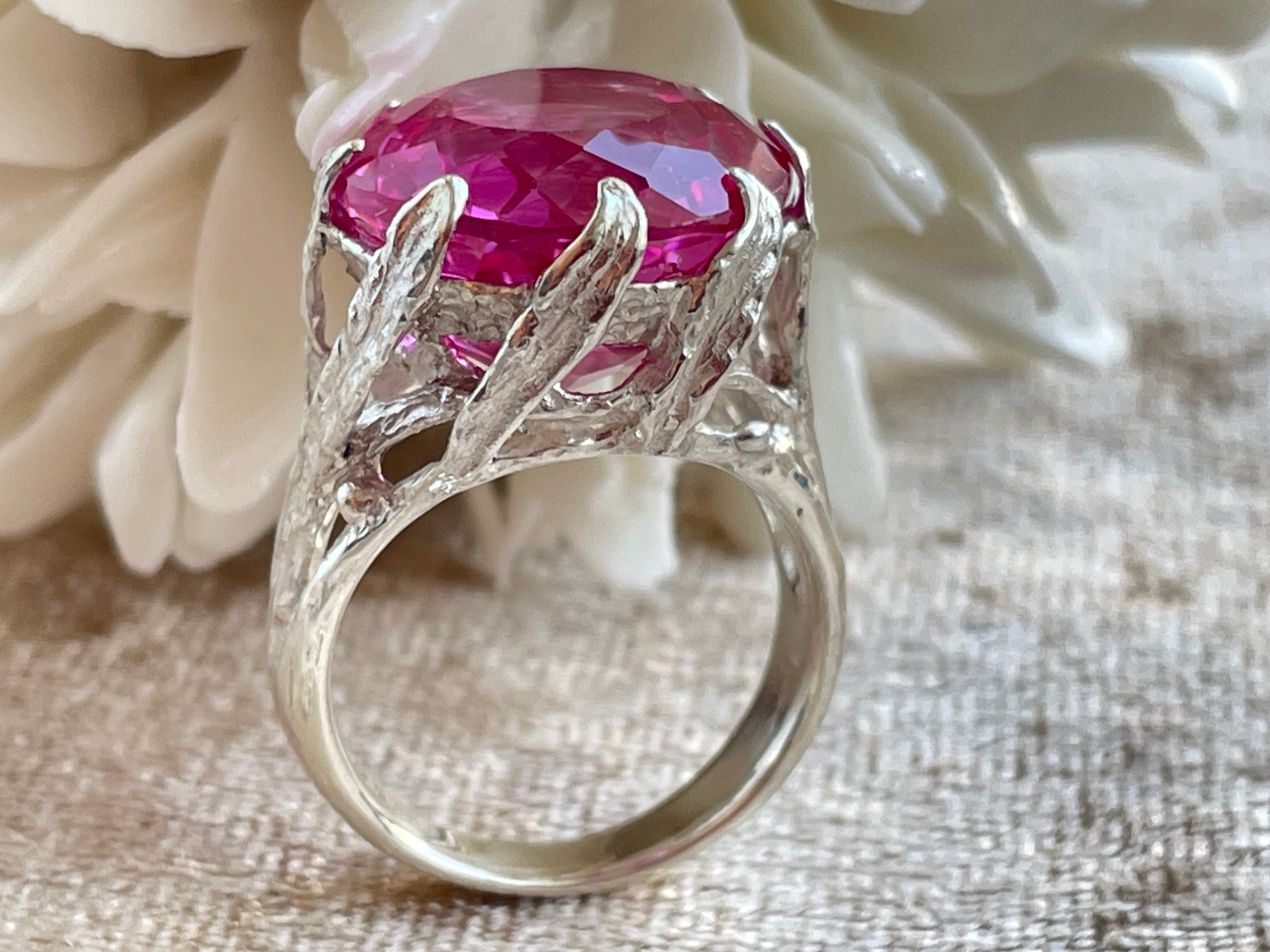 受注制作》ぺんぺん草5代目リング | カモミーユ＆枝の葉