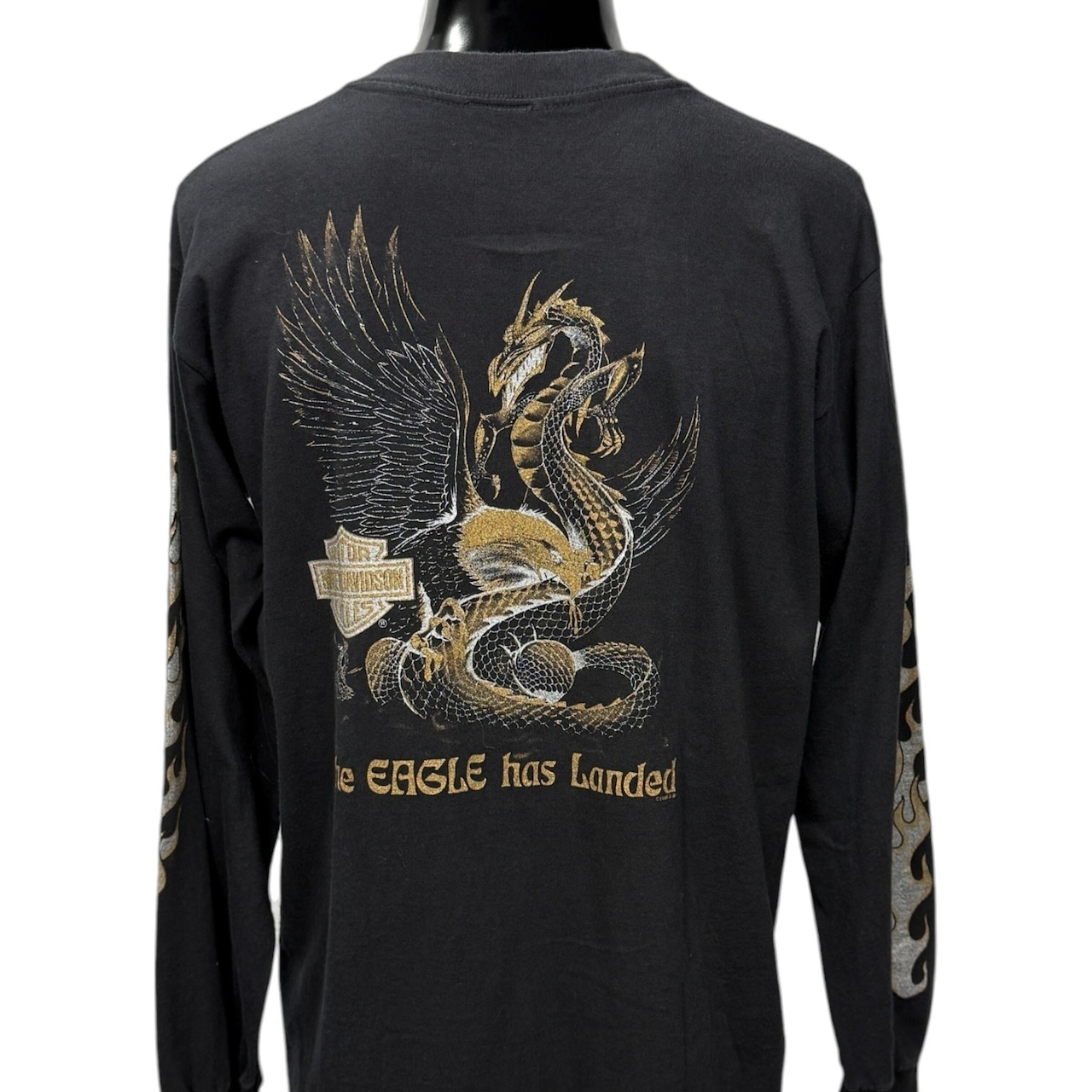 【HARLEY-DAVIDSON】ハーレーダビッドソン "The EAGLE has Landed" 90's Vintage ロンT