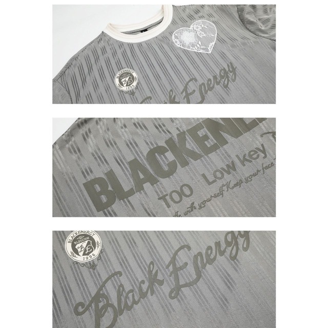 レトロレタリンググラフィックリブテクスチャーロングスリーブTシャツ 2col   R02559
