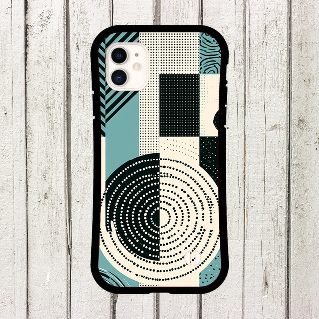 受注生産 iPhoneケース ターゲット円のタリスマン柄｜幾何学シンボル TALM022A