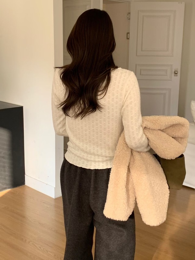 (即納) signature / Milk tee 1color