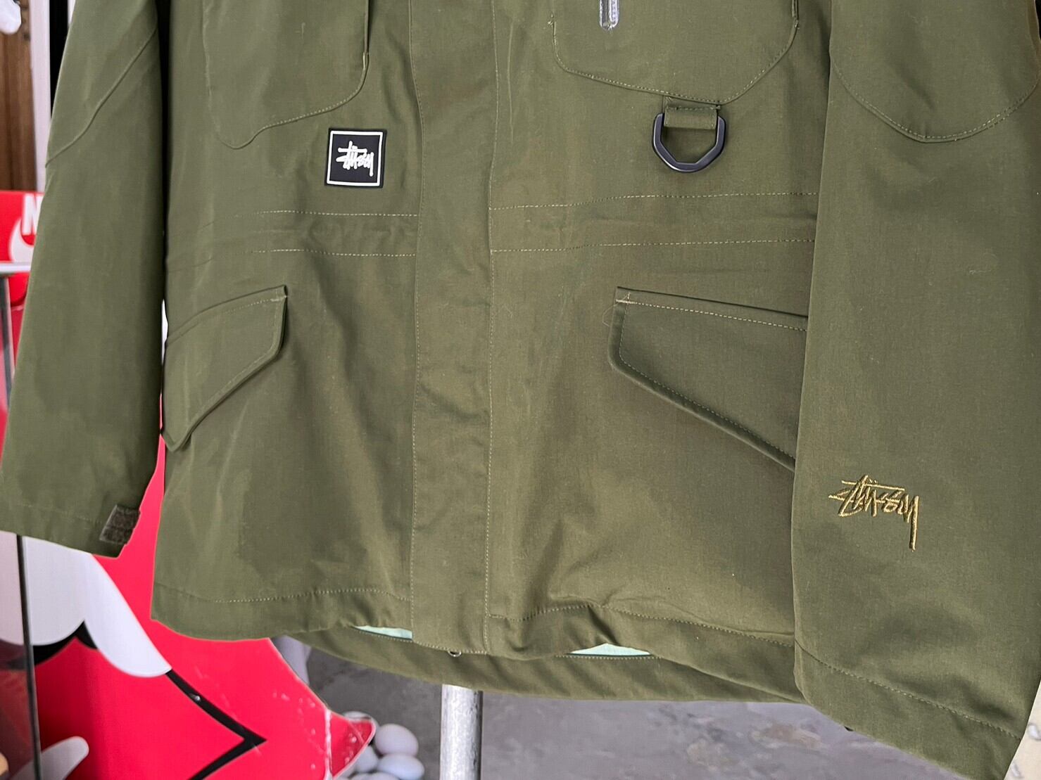 STUSSY ×TILT GORE-TEX FIELD TECH JACKET KHAKI SMALL | BRAND BUYERS 