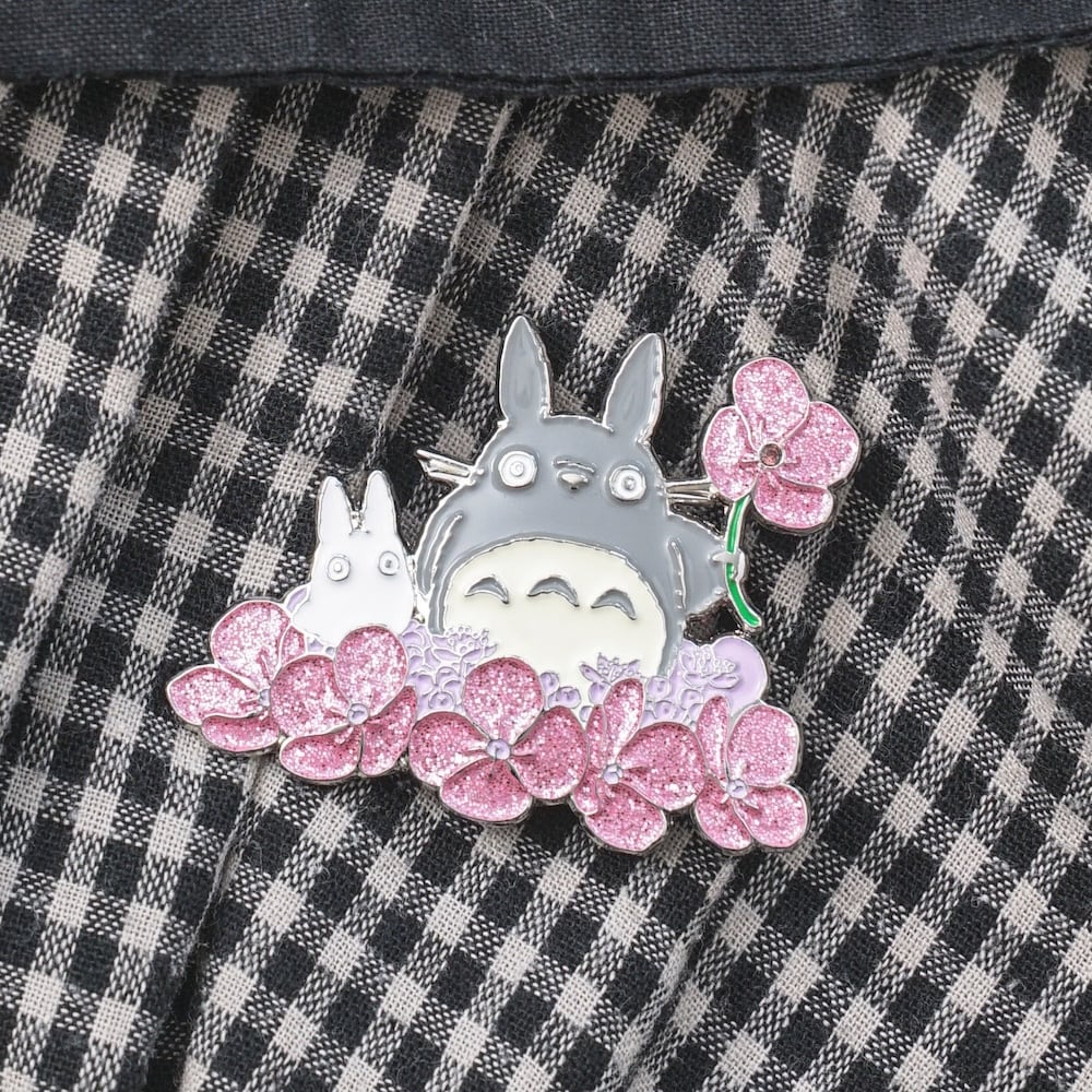 となりのトトロ メタルブローチ(大トトロ&小トトロ GB-05/7009)