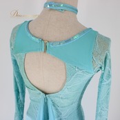 社交ダンス 衣装 スタンダード ドレス ワンピース パーティ衣装 オールシーズン in the MOOD インザムード 水色 ライトブルー系 チョーカー レース スパンコール ライトブルー かわいい 女性用 フロート付き おしゃれ 軽量 日本製 季節問わず ダンス衣装 謝恩会 パフォーマンス フォーマルイベント ステージ衣装 競技用 ルンバ タンゴ 社交ダンスドレス 伸縮性あり 高品質 安心の日本製