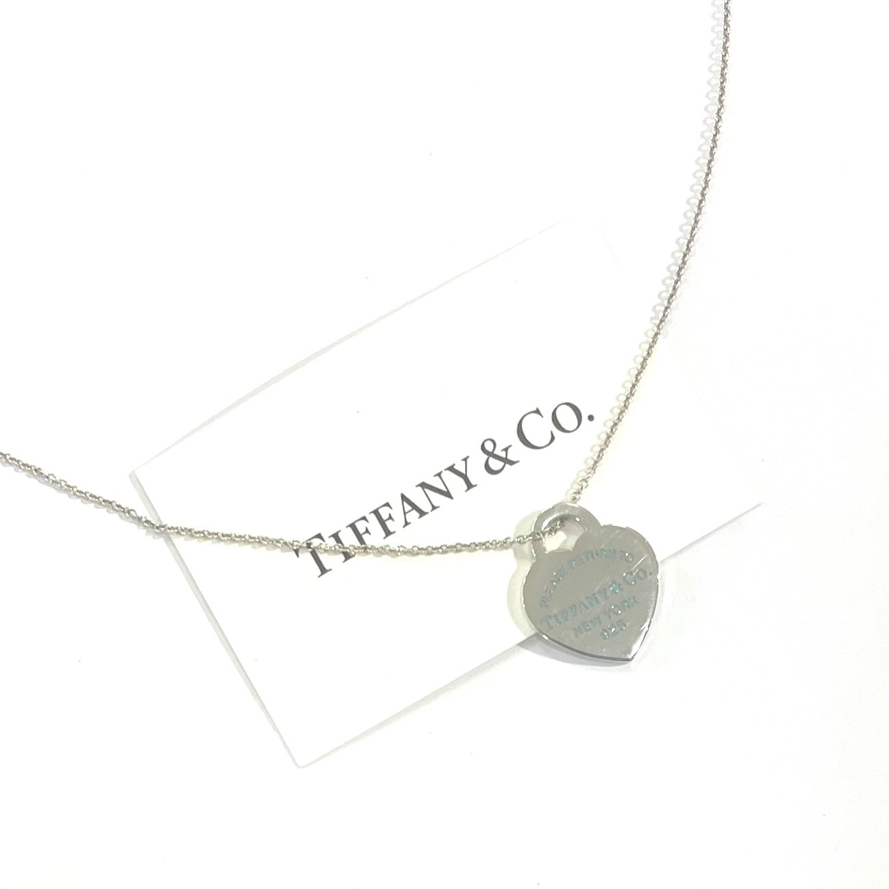 TIFFANY&CO.】2534 ティファニーブルー “PLEASE RETURN TO” ハートタグ TIFFANY&CO.】2534 ティファニーブルー “PLEASE RETURN TO” ハートタグ