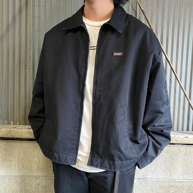 90年代 Dickies ディッキーズ ワンポイント キルティングライナー 