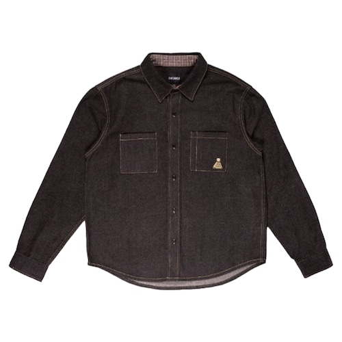 THEORIES【HIGH PLAINS DENIM OVER SHIRTS - WASH BLACK】