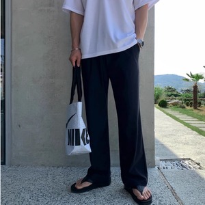 ルーズトソリッドカラーパンツ　0647