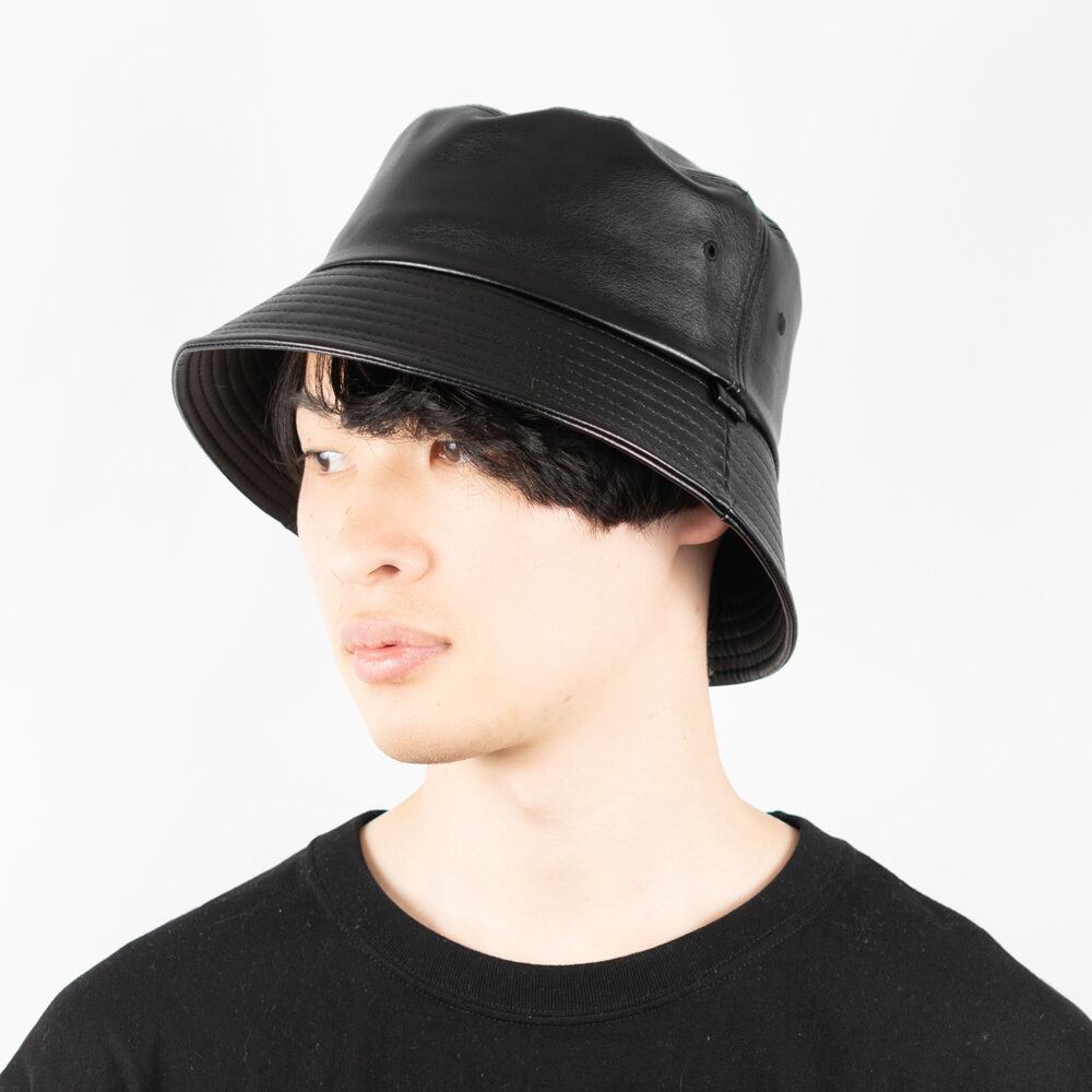 costo キャスケット ハット 帽子 レザー XL フィンランド EU バケットハット フェイクレザー 【WS-50419】 | 京都発の帽子メーカー