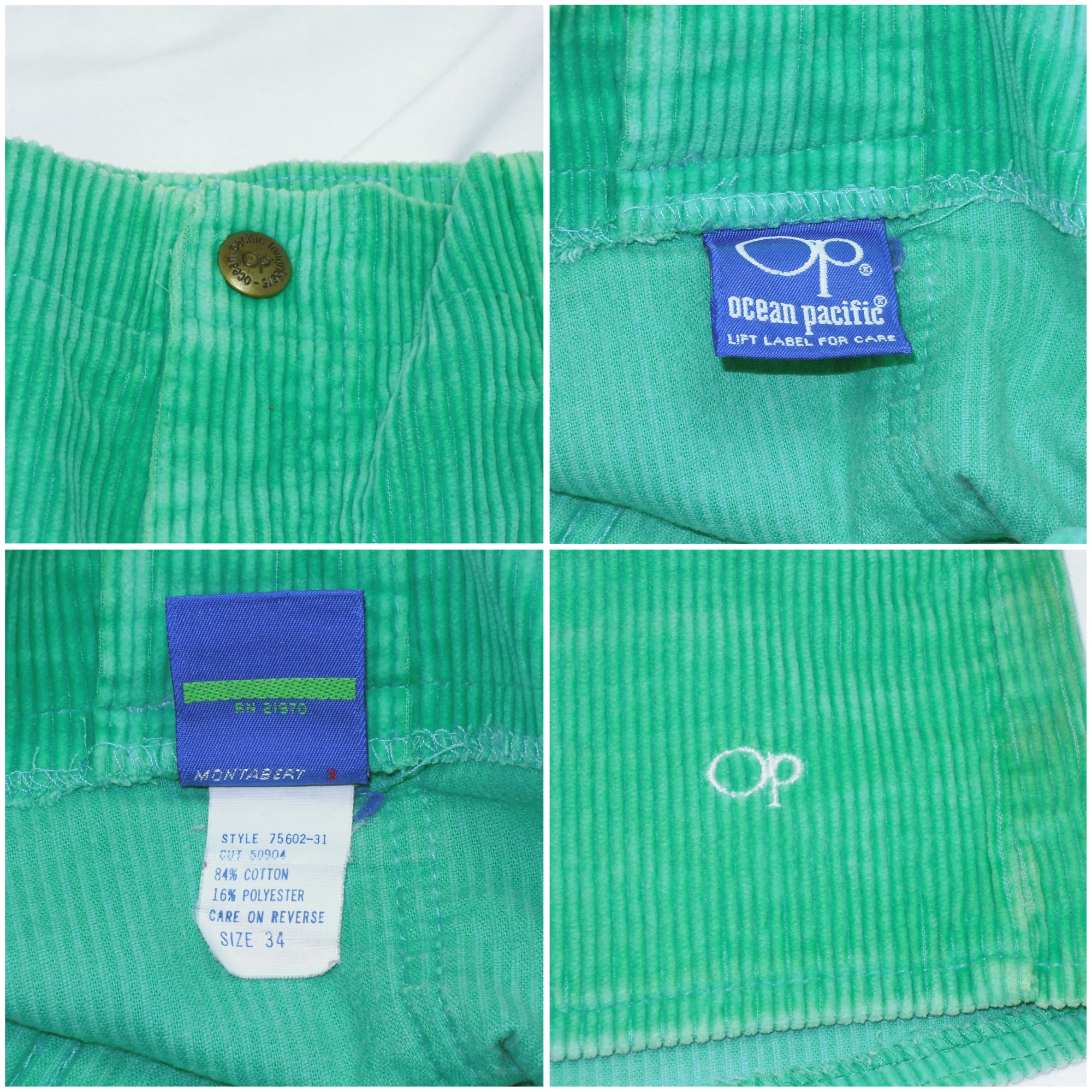 80s vintage OCEAN PACIFICコーデュロイショーツ | 古着屋 grin 80s vintage OCEAN PACIFICコーデュロイショーツ | 古着屋 grin